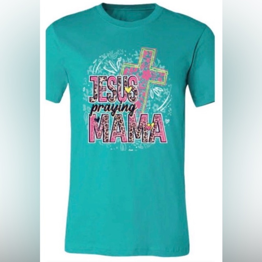 🦩 Jesus Prayin’ Mama T-shirt